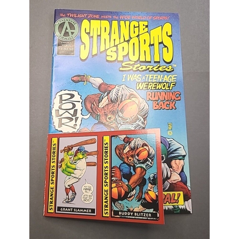 Vintage Strange Sports Stories #1 Early 1992 Adventure Malibu Comics Comic Book